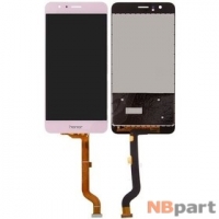 Модуль (дисплей + тачскрин) для Huawei Honor 8 (FRD-L09, FRD-L19) розовый