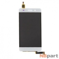 Модуль (дисплей + тачскрин) для Huawei Honor 4C (CHM-U01) белый
