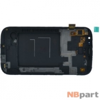 Модуль (дисплей + тачскрин) для Samsung Galaxy Grand (GT-I9080) с рамкой белый (оригинал)