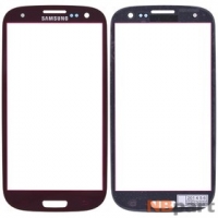 Стекло Samsung Galaxy S III (S3) GT-I9300 красный