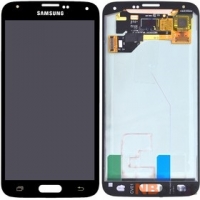 Модуль (дисплей + тачскрин) для Samsung Galaxy S5 (SM-G900FD) черный (оригинал)