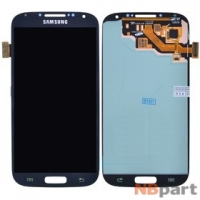 Модуль (дисплей + тачскрин) для Samsung Galaxy S4 LTE (GT-I9505) темно - синий (оригинал)