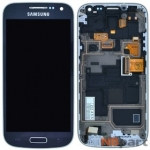 Модуль (дисплей + тачскрин) для Samsung Galaxy S4 mini GT-I9190 с рамкой синий (оригинал)