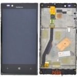 Модуль (дисплей + тачскрин) для Nokia Lumia 720 (RM-885) черный (оригинал)