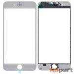 Стекло Apple iPhone 6 Plus + рамка + плёнка OCA белый