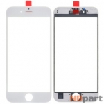 Стекло Apple iPhone 6S + рамка + плёнка OCA белый
