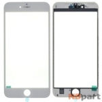 Стекло Apple iPhone 6S Plus + рамка + плёнка OCA белый