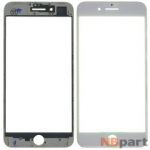 Стекло Apple iPhone 8 plus + рамка + плёнка OCA белый