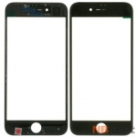 Стекло Apple iPhone 8 + рамка + плёнка OCA черный