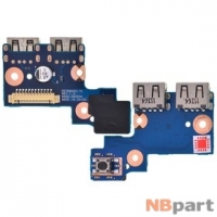 Шлейф / плата Samsung NP300E5A-A01 / BA92-08350A на USB