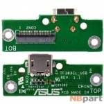 Шлейф / плата ASUS Transformer Pad (TF303CL / TF0330CL / K014) (3G, LTE) TF303CL_USB REV.1.1 на разъем питания