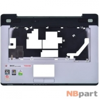 Верхняя часть корпуса ноутбука Toshiba Satellite A210-199 / V000101770 серый