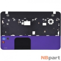 Верхняя часть корпуса ноутбука Toshiba Satellite C850 / 13N0-ZWA0V01 фиолетовый