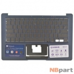 Верхняя часть корпуса ноутбука IRBIS NB137 / синий
