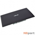 Крышка матрицы ноутбука (A) Asus N550 / 13NB00K1AM черно-серый