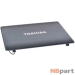 Крышка матрицы ноутбука (A) Toshiba Satellite U400-10M / ZYE38BU2LC0I00080422-02 серый