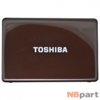 Крышка матрицы ноутбука (A) Toshiba Satellite L635 / V000240150 коричневый