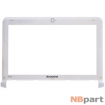 Рамка матрицы ноутбука Lenovo IdeaPad S10-2 / AP08H0002101 белый