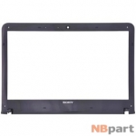 Рамка матрицы ноутбука Sony VAIO SVE14 / черный