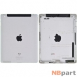 Задняя крышка планшета Apple iPad 2 (A1396) (Wi-Fi + 3G модель GSM) / 604-1836-32 серебристый
