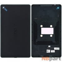 Задняя крышка планшета ASUS Google Nexus 7 FHD 2013 (ME571K) k008 WIFI / 13NK0081P04011 черный без отверстия под SIM карту