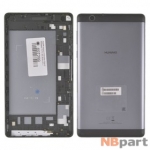 Задняя крышка планшета Huawei Mediapad T3 7.0 3G (BG2-U01) / темно - серый