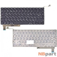 Клавиатура для MacBook Pro 15 A1286 (EMC 2325) 2009 черная (Вертикальный Enter)