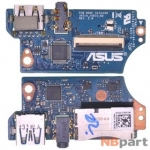 Шлейф / плата Asus UX31 / UX31A_AUDIO_BD REV: 2.0 на аудио разъем