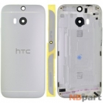 Задняя крышка HTC One M8 / серебристый