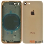 Задняя крышка Apple iPhone 8 / золото в сборе