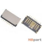 Разъем MicroSD 6-7mm x 11-12mm x 1,5mm Coolpad 8050 KA-140
